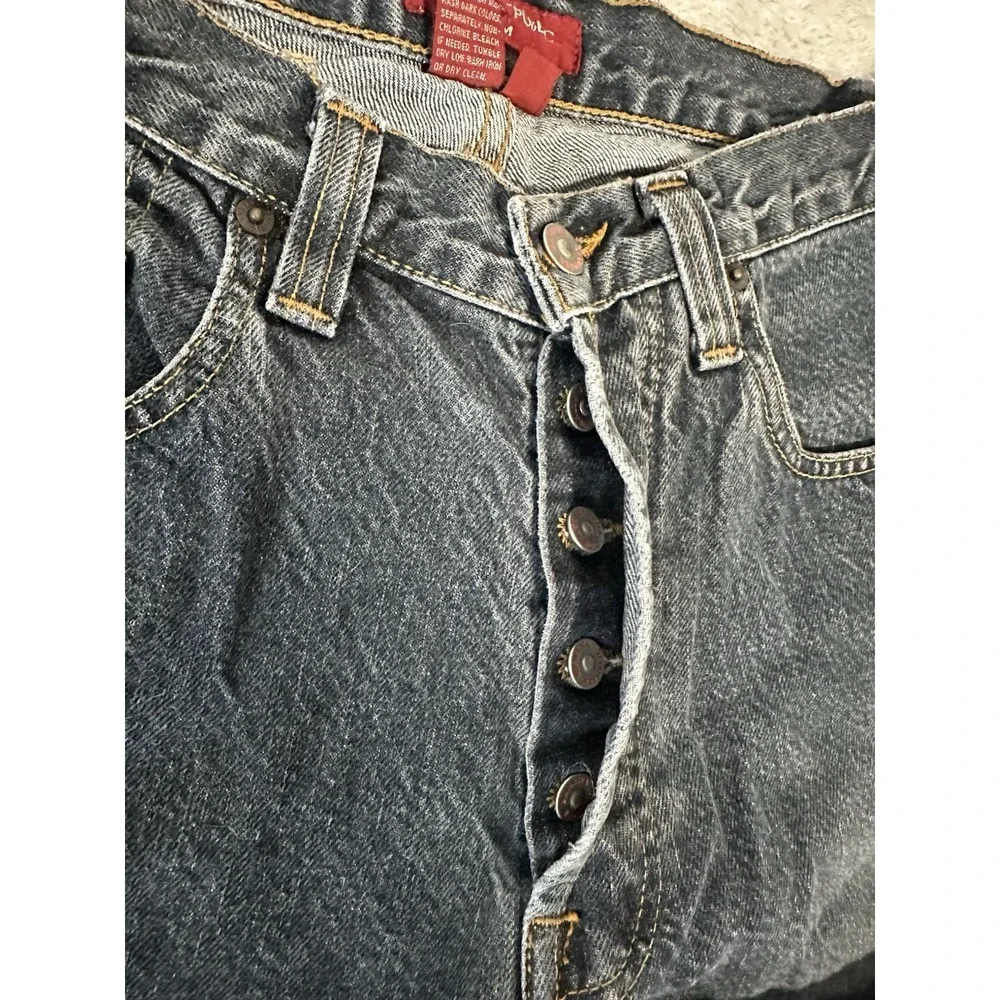 Vintage Banana Republic Men's Loose Taper Jeans 31x30 Act (28x30) Button Fly